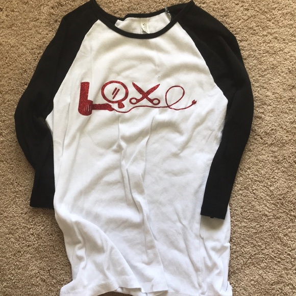 Tops - BASEBALL TEE HAIRSTYLIST